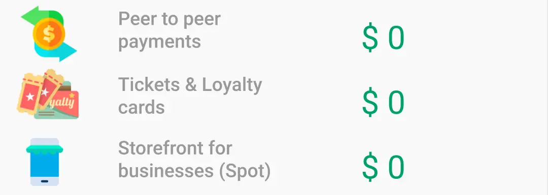 Mini visual of Google Pay services with no revenue expectation