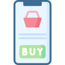 Mobile Shopping Icon